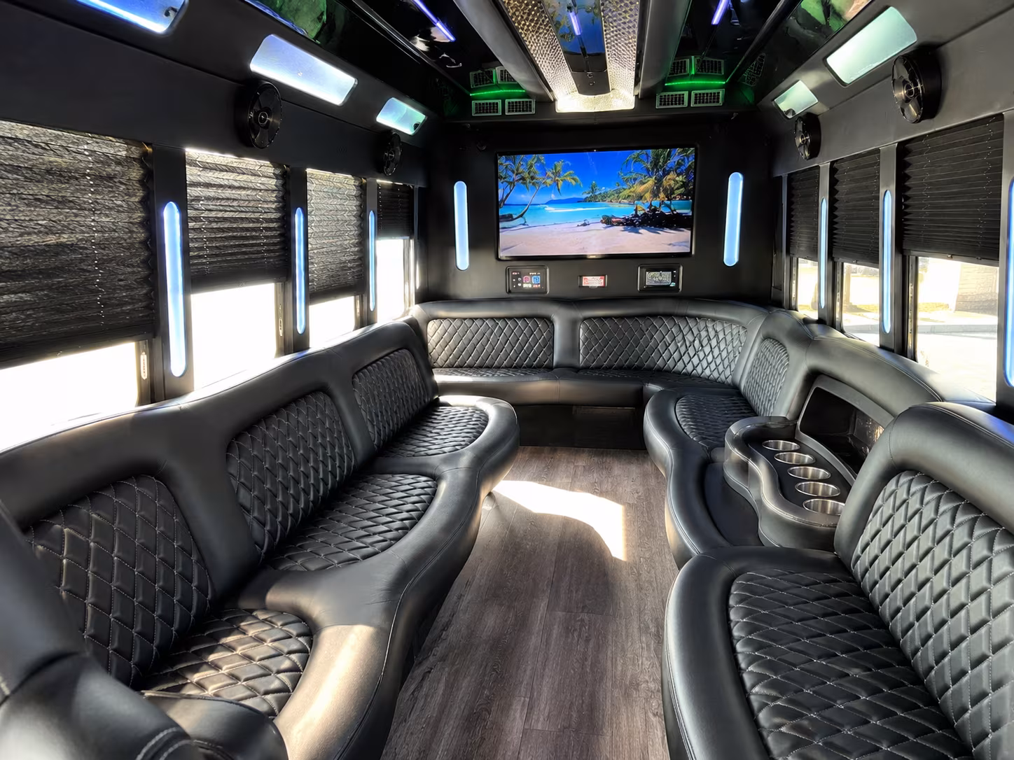 Fort Worth Concert & Music Festival Transportation party bus exterior