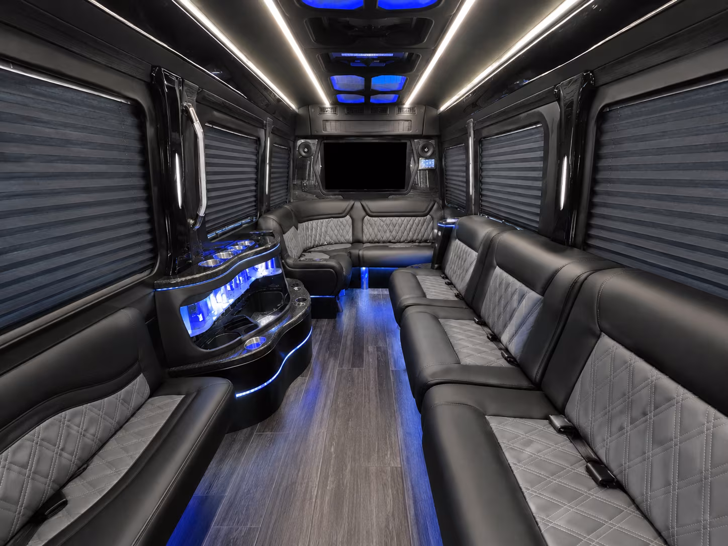 Fort Worth Corporate Transportation party bus exterior