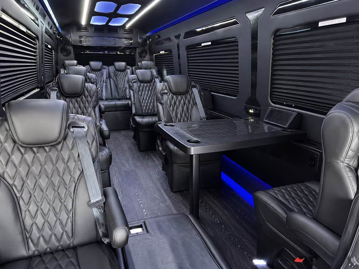 Fort Worth Corporate Transportation party bus exterior