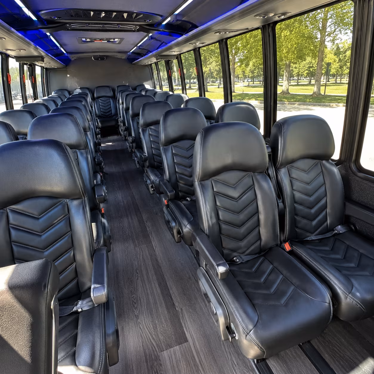 Fort Worth Corporate Transportation onboard seating