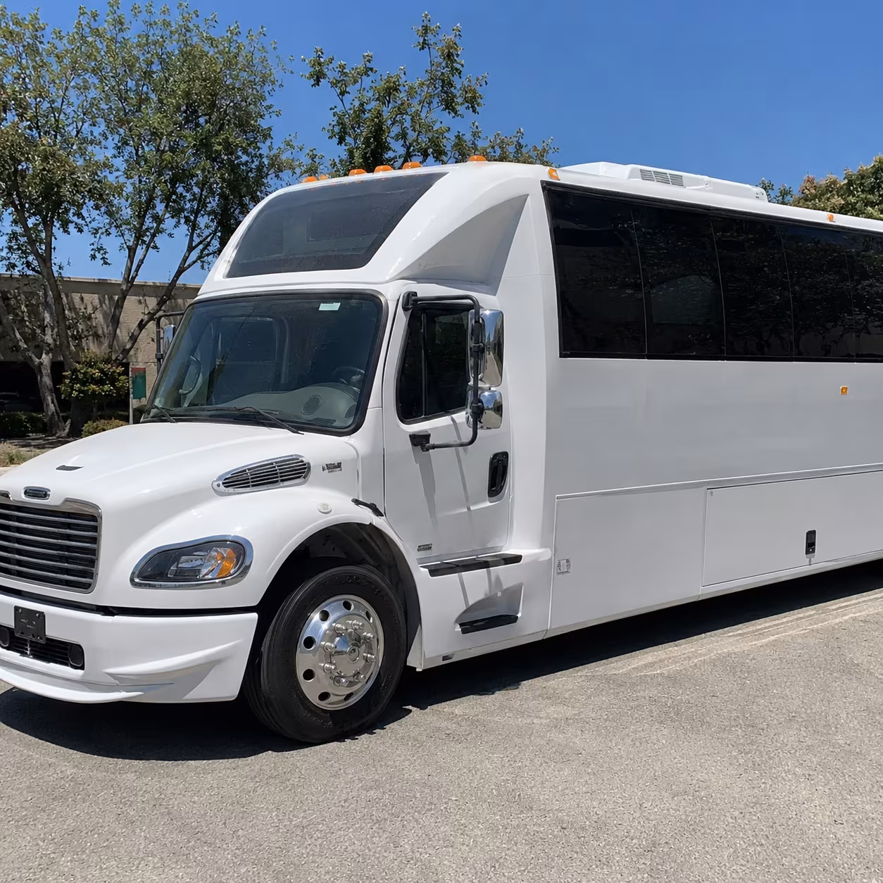 Fort Worth Private Event Transportation party bus exterior