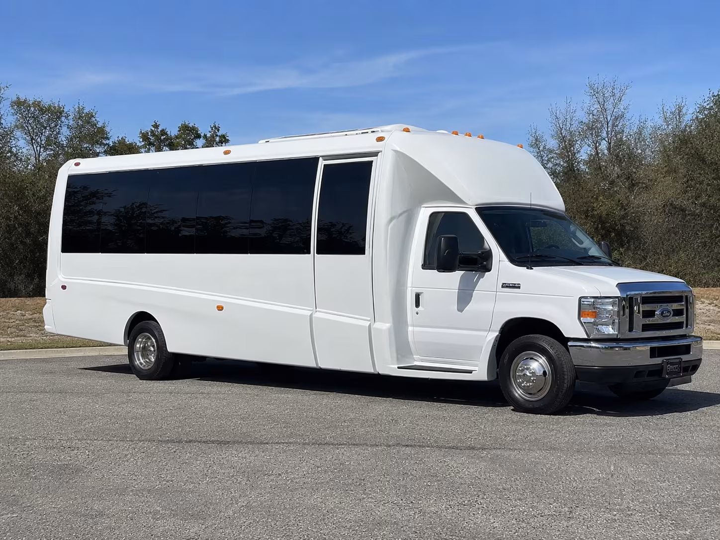 Fort Worth Private Event Transportation party bus exterior