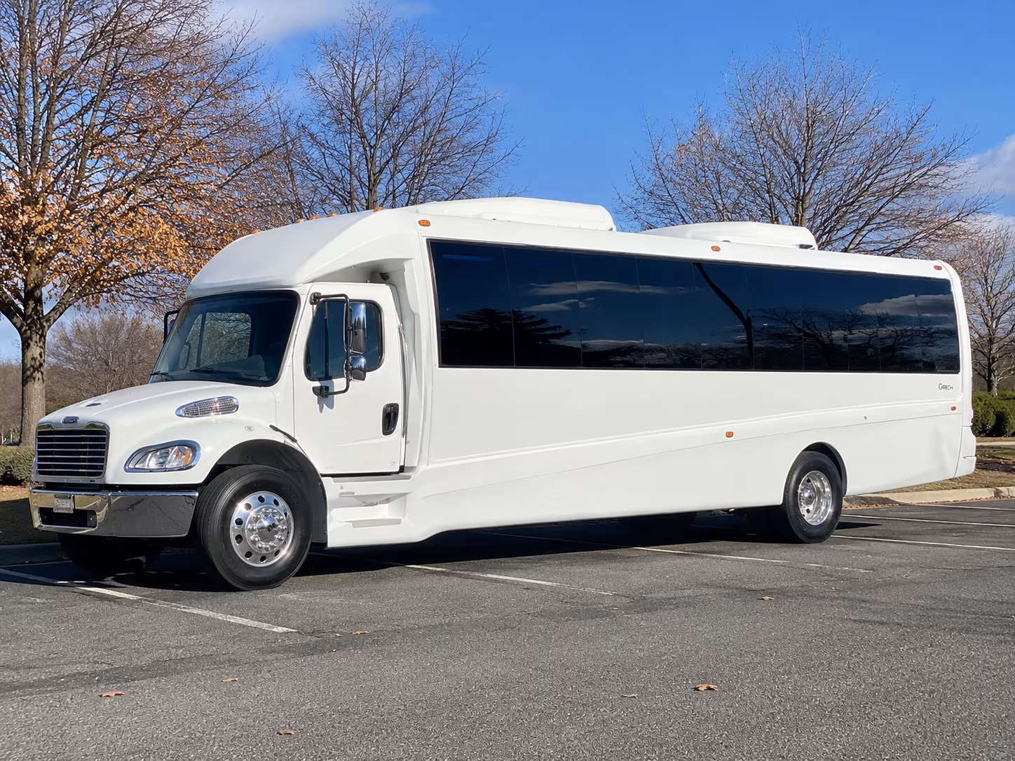 Fort Worth Private Event Transportation party bus exterior