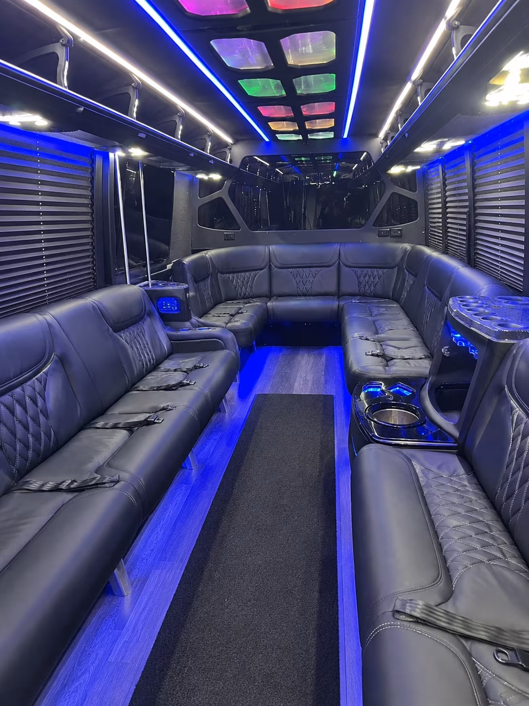 Fort Worth Private Event Transportation party bus exterior