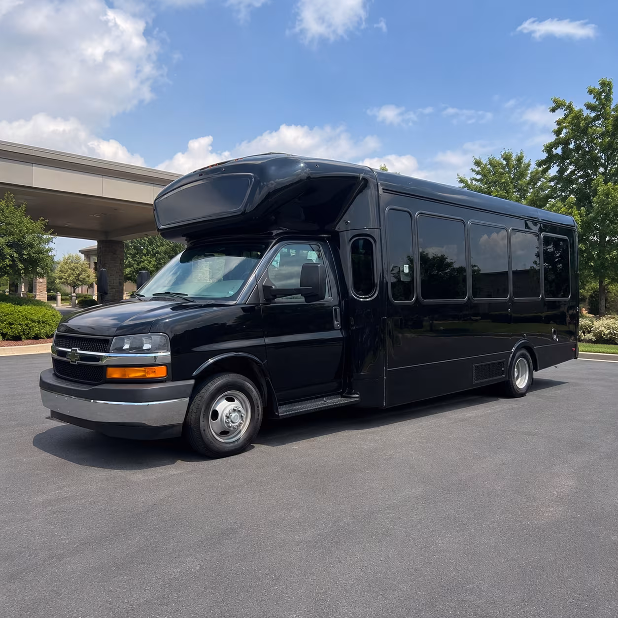 Fort Worth Prom & Homecoming Transportation party bus exterior