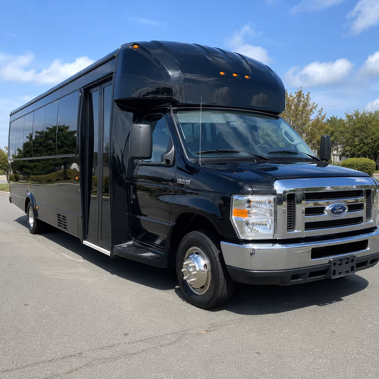 Fort Worth Prom & Homecoming Transportation party bus exterior