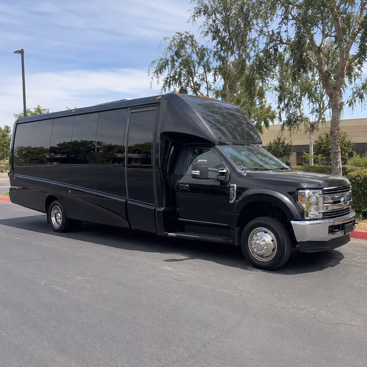 Fort Worth Sporting Event Transportation party bus exterior