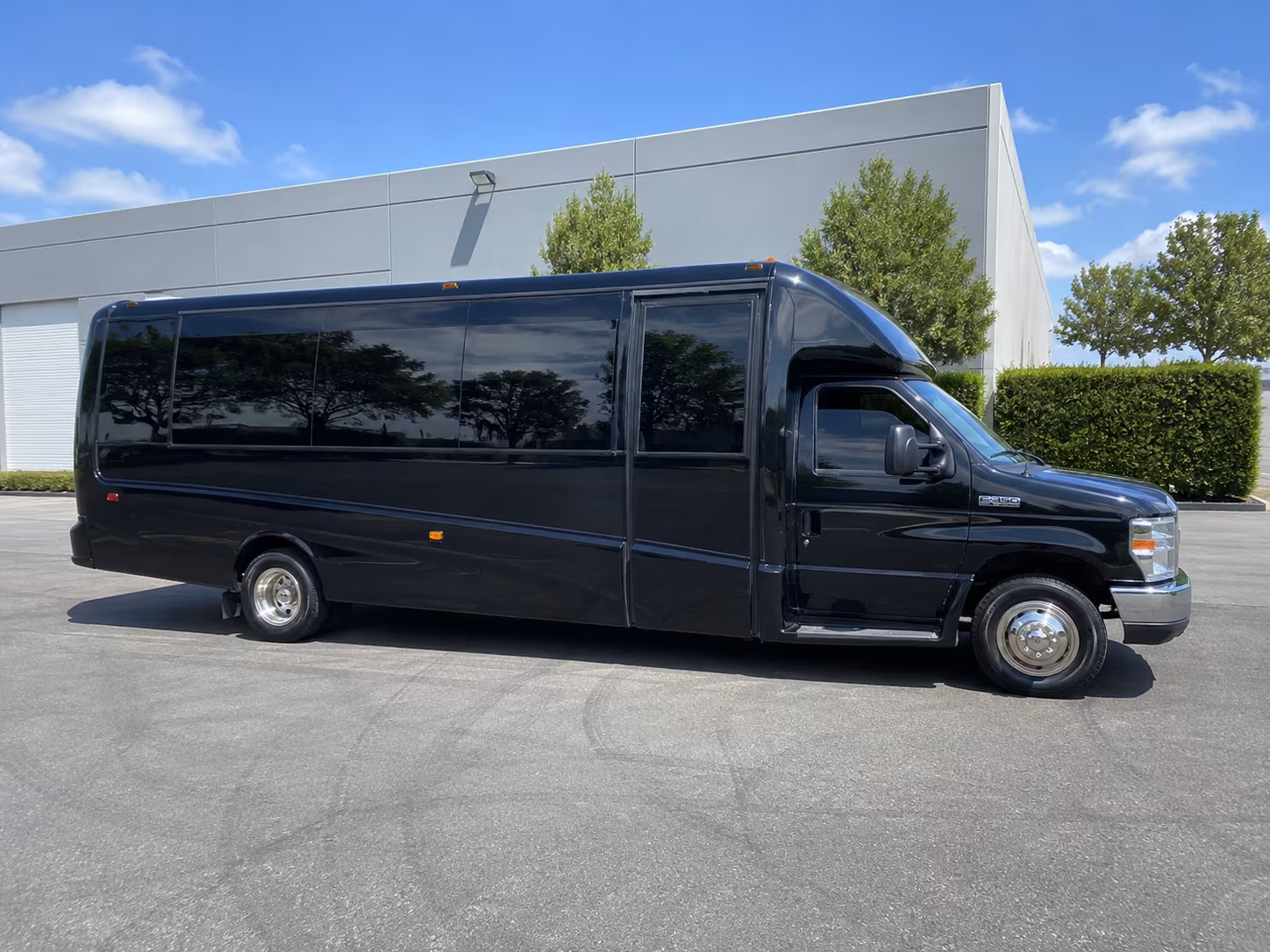 Fort Worth Wedding Transportation party bus exterior