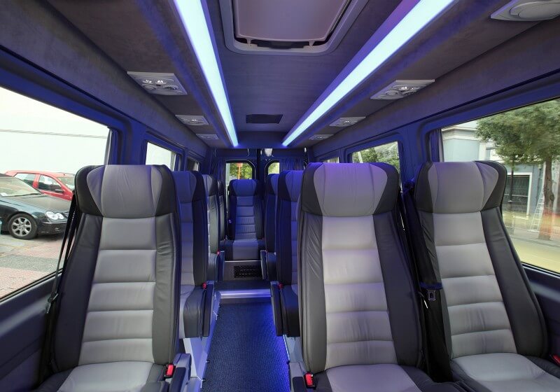 Fort Worth 18 Passenger Van/Minibus Interior