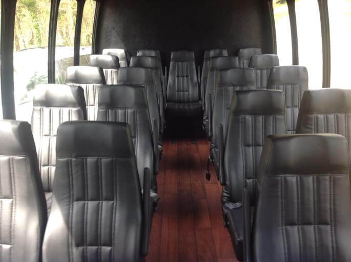 Lewisville 30 Passenger Shuttle Bus Interior